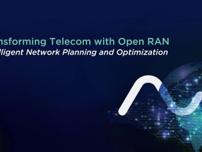 Transforming telecom with Open RAN, showcasing intelligent network planning and self-organizing network management solutions by Innovile